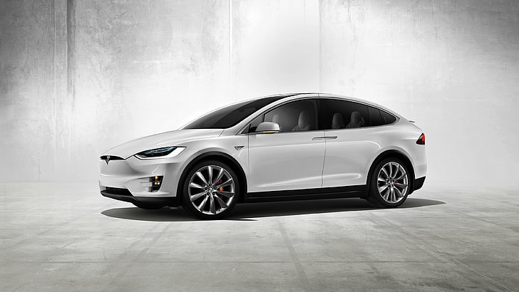 Tesla Model X, automóvil, automóvil eléctrico, Tesla Motors, Fondo de pantalla HD