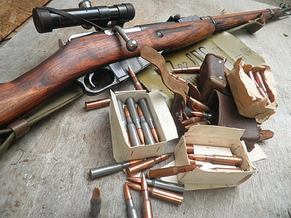 Karabin powtarzalny, pistolet, Mosin, Nagant, Tapety HD HD wallpaper