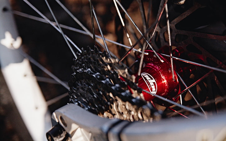 vélos, vélos, chaînes, équipement, espoir, montagne, vtt, vitesse, roues, Fond d'écran HD