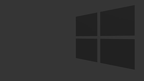 логотип Microsoft Windows Windows 8 темно-серый, HD обои HD wallpaper