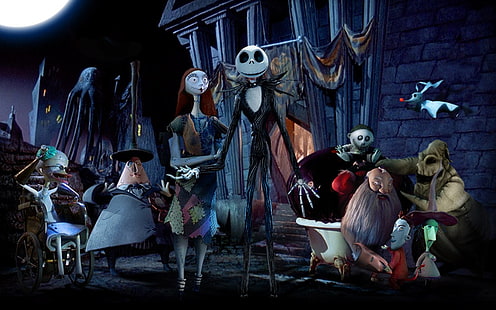 ภาพยนตร์เรื่อง The Nightmare Before Christmas, วอลล์เปเปอร์ HD HD wallpaper
