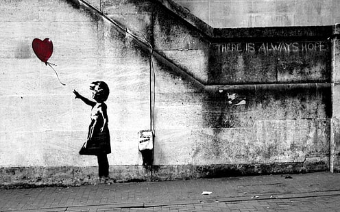 Artístico, Grafite, Banksy, HD papel de parede HD wallpaper