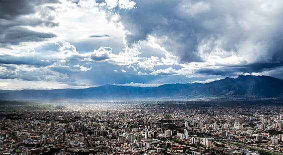 Cidade de Cochabamba, Bolívia HD, cidade, América do Sul, Bolívia, HD papel de parede HD wallpaper