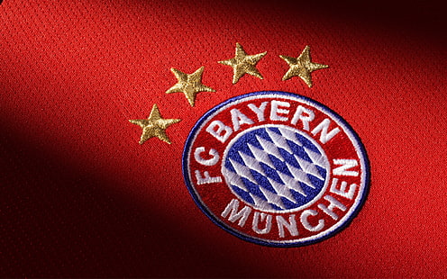 ФК Бавария, Бавария Мюнхен, логотип, спортивные трикотажные изделия, Бундеслига, футбольные клубы, HD обои HD wallpaper