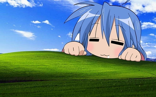 Anime, Glücksstern, Konata Izumi, Windows, HD-Hintergrundbild HD wallpaper