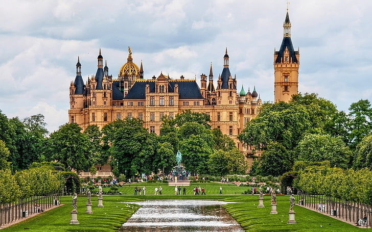 Palast, Schwerin Palace, Deutschland, HD-Hintergrundbild