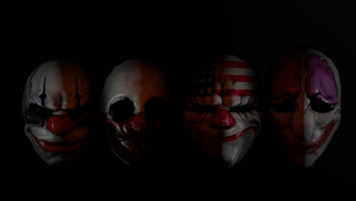 Payday, Payday 2, Chains (Payday), Dallas (Payday), Houston (Payday), Wolf (Payday), HD tapet