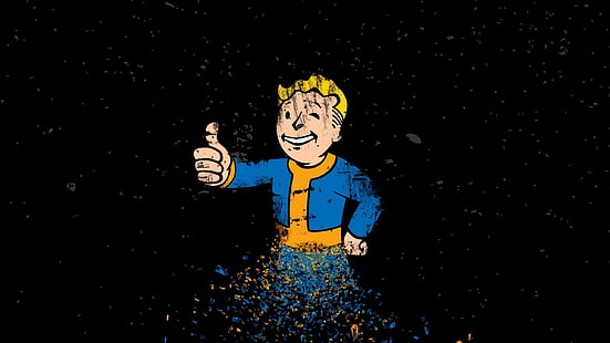 Fallout-Hintergrundbild, Vault Boy, Fallout 4, Fallout, HD-Hintergrundbild HD wallpaper