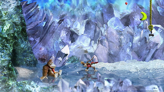 دونكي كونج ، بلد الحمار كونغ، خلفية HD HD wallpaper
