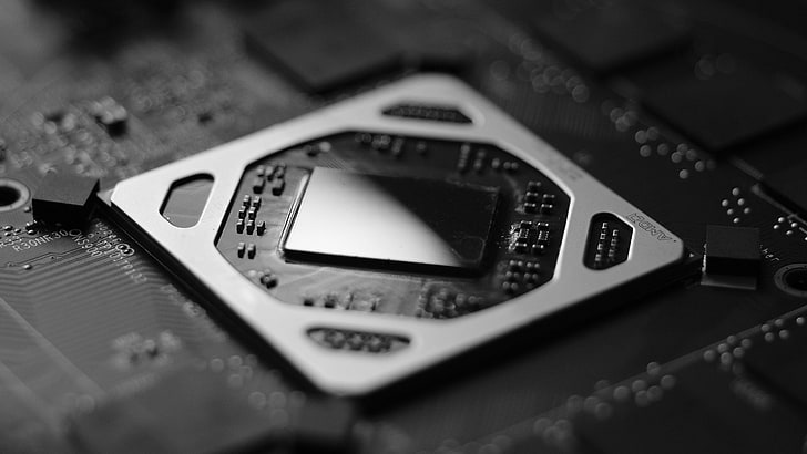 микрочип, AMD, Polaris, печатная плата, HD обои