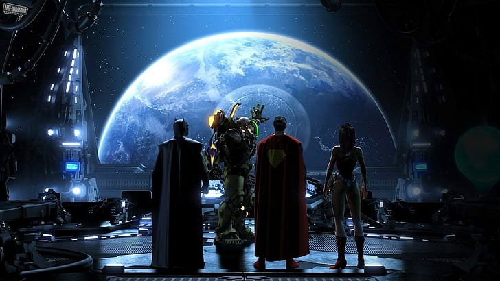 Liga Sprawiedliwości Superman Wonder Woman Batman Lex Luthor, Tapety HD