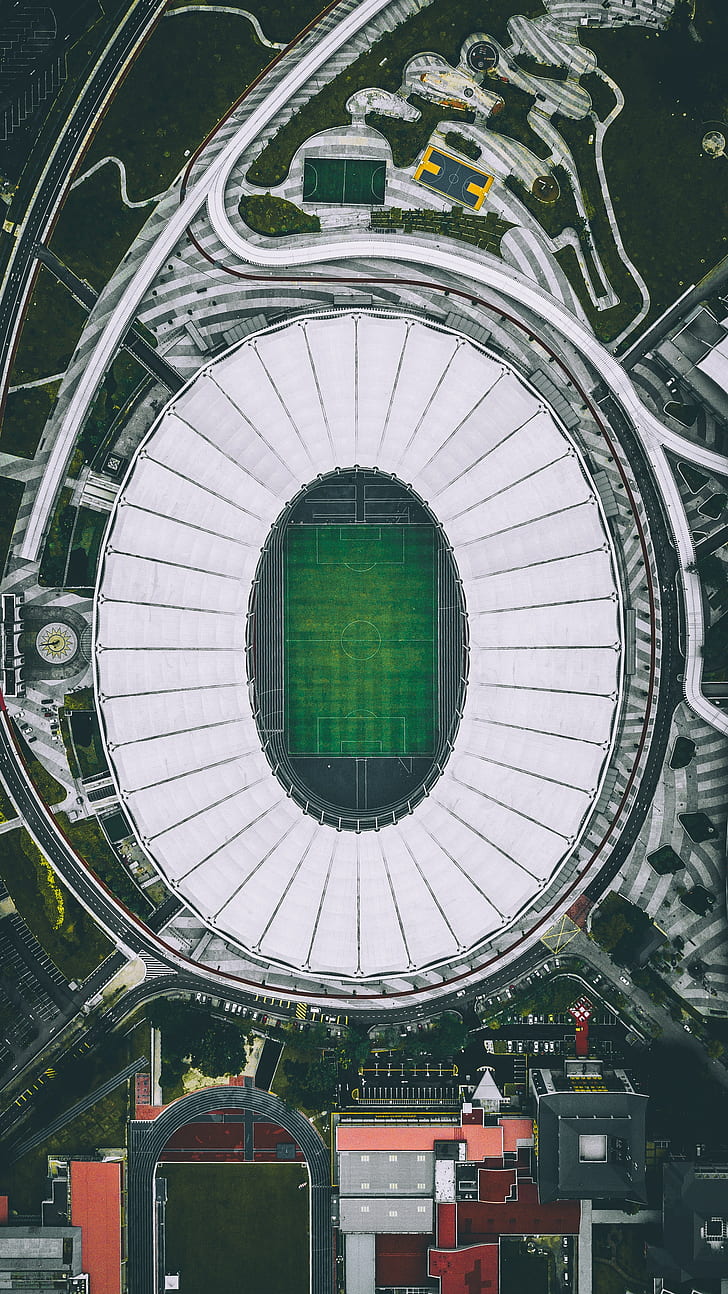 Stadion, Bukit Jalil, Drohne, Luftbild, HD-Hintergrundbild, Handy-Hintergrundbild