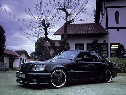1600x1200, 1997, benz, bil, mercedes, fordon, w124, wald, tapet, HD tapet HD wallpaper