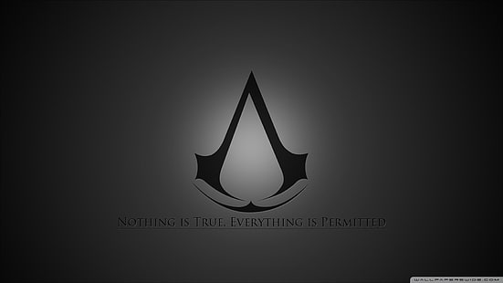 Assassin's Creed: Black Flag, gry wideo, Ubisoft, logo, Assassin's Creed, Tapety HD HD wallpaper