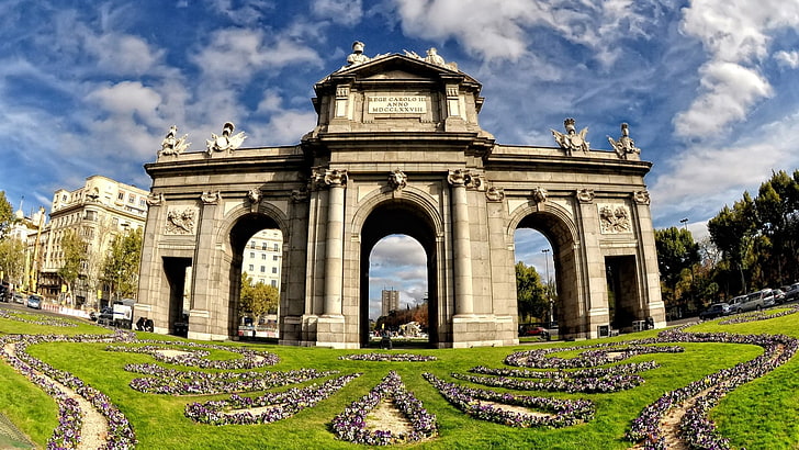 Denkmäler, Puerta de Alcalá, HD-Hintergrundbild