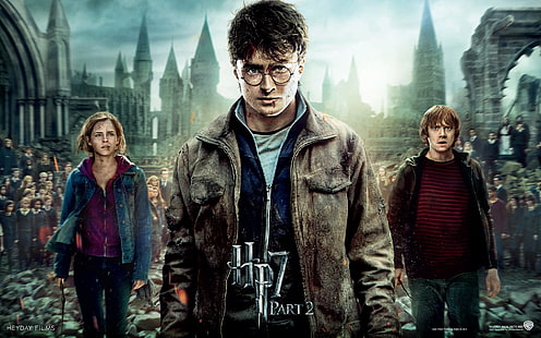 Герой HP7, часть 2, плакат Гарри Поттера 7, часть 2, герой HP7, 2011, HD обои HD wallpaper