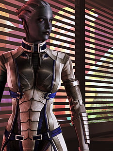 Mass Effect、Liara T'Soni、ビデオゲーム、 HDデスクトップの壁紙 HD wallpaper