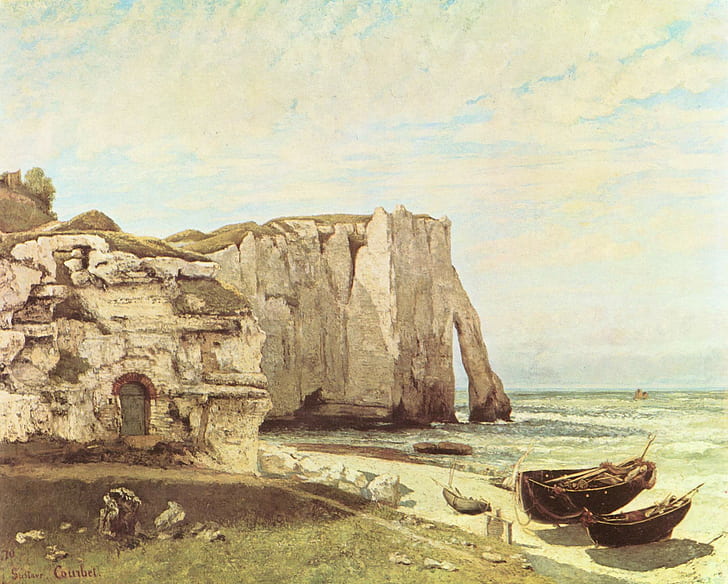 Klassisk konst, Gustave Courbet, HD tapet