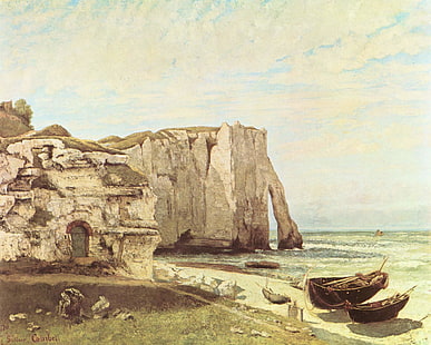 Gustave Courbet, art classique, Fond d'écran HD HD wallpaper