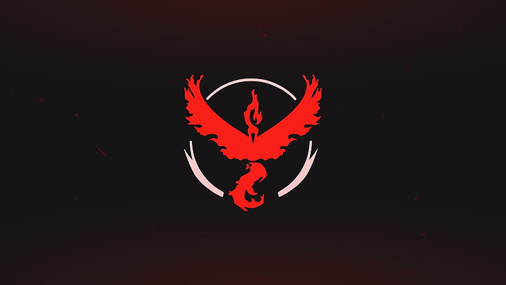 Tapete des roten Drachen, Pokemon Go, HD-Hintergrundbild