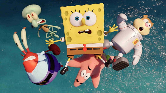 Movie, The SpongeBob Movie: Sponge Out of Water, Wallpaper HD HD wallpaper