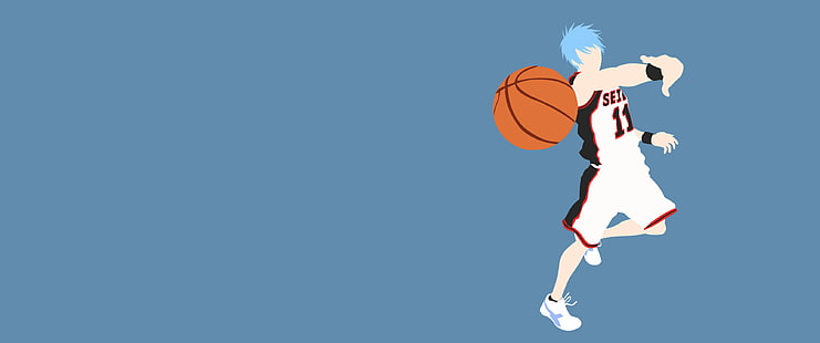 Anime, Bola Basket Kuroko, Tetsuya Kuroko, Wallpaper HD HD wallpaper