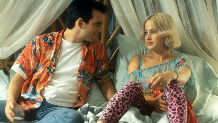 Movie, True Romance, Christian Slater, Patricia Arquette, HD wallpaper