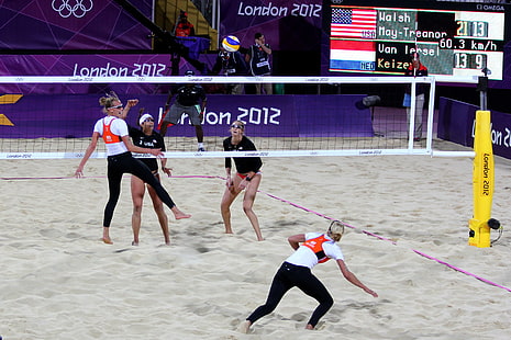 beach volleyball, HD wallpaper HD wallpaper