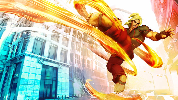Ken, Street Fighter V, HD wallpaper