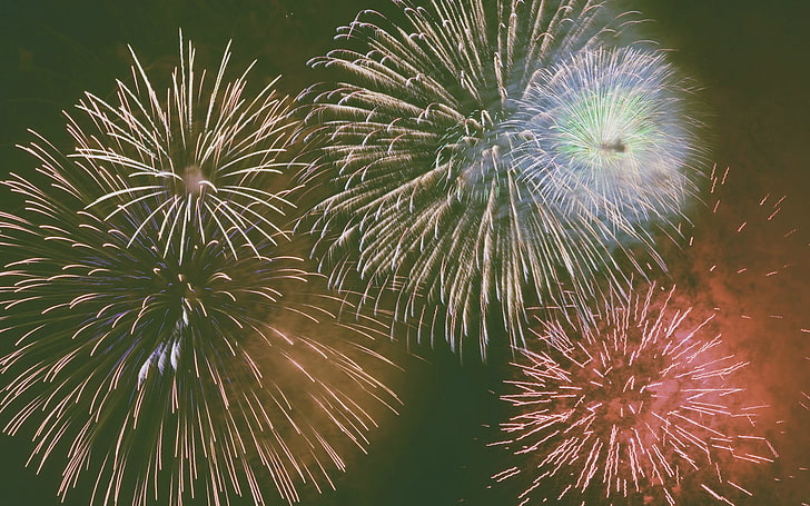 fireworks, HD wallpaper