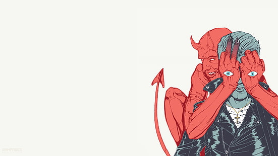 Devil, copertine degli album, Queen Of The Stone Age, Sfondo HD HD wallpaper