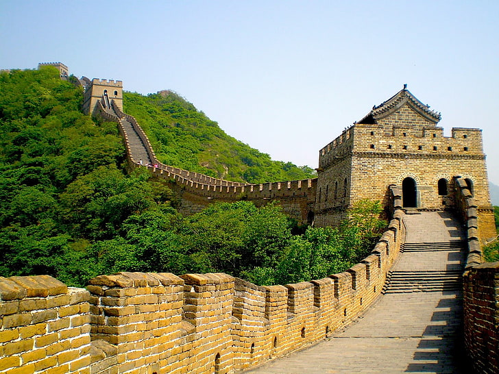 arquitectura, china, gran, great, muralla, wall, HD wallpaper