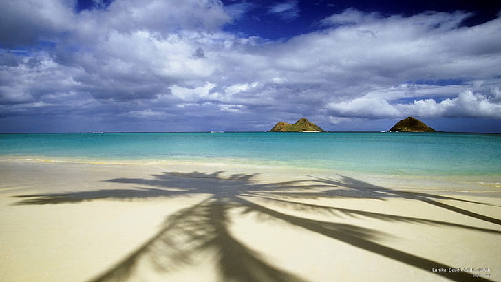 Lanikai Beach, Oahu, Hawaii, Spiagge, Sfondo HD
