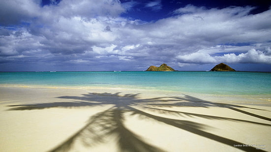 Praia Lanikai, Oahu, Havaí, Praias, HD papel de parede HD wallpaper