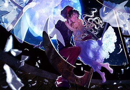 Anime, Satsuriku no Tenshi, Rachel Gardner, Zack (Satsuriku No Tenshi), HD wallpaper HD wallpaper
