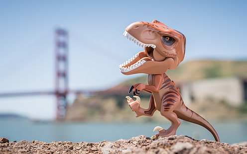 tło, zabawka, dinozaur, t-rex, Tapety HD HD wallpaper