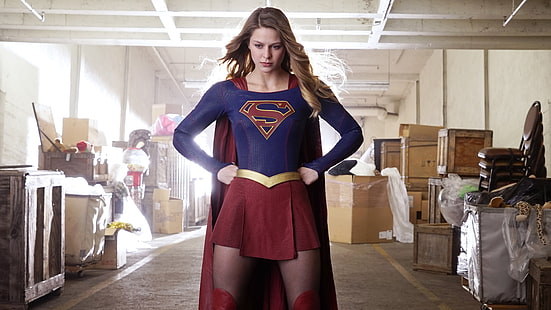 4K, Melissa Benoist, Supergirl, HD masaüstü duvar kağıdı HD wallpaper