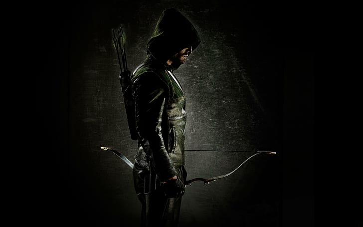 Green Arrow, arrow series character poster, green, arrow, movies, HD wallpaper