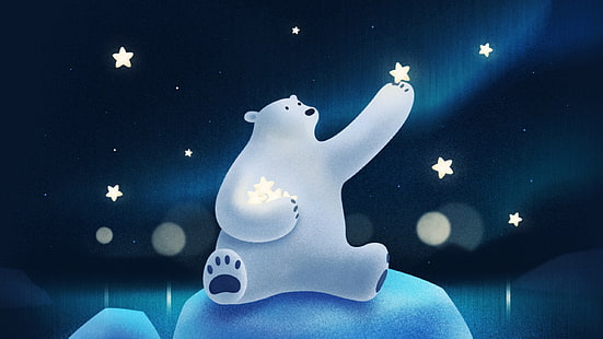 Bears, Polar Bear, HD wallpaper HD wallpaper