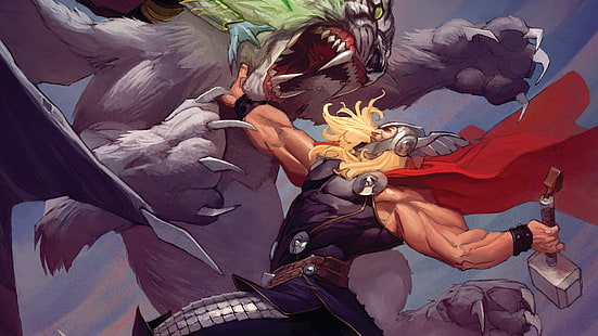 super-herói, Thor, HD papel de parede HD wallpaper