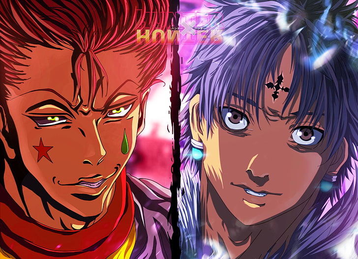 Anime, Hunter x Hunter, Chrollo Lucilfer, Hisoka (Hunter × Hunter), Wallpaper HD