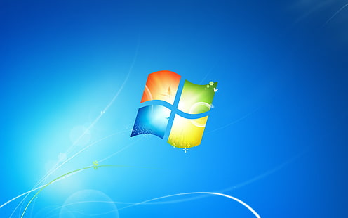 Logo Windows, Microsoft Windows, Windows 7, sistem operasi, Wallpaper HD HD wallpaper