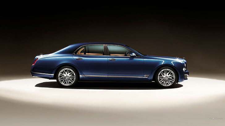 Bentley Mulsanne, Bentley, coches azules, vehículo, coche, Fondo de pantalla HD