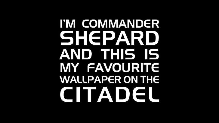 tanda efek massa efek massa 2 komandan shepard shepard citadel latar belakang sederhana latar belakang hitam, Wallpaper HD