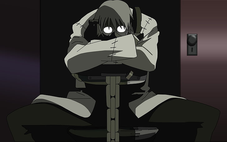 grey haired animated character, Anime, Soul Eater, Franken, HD wallpaper