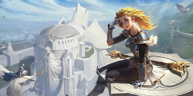 Videospiel, League Of Legends, Blond, Lux (League Of Legends), HD-Hintergrundbild HD wallpaper