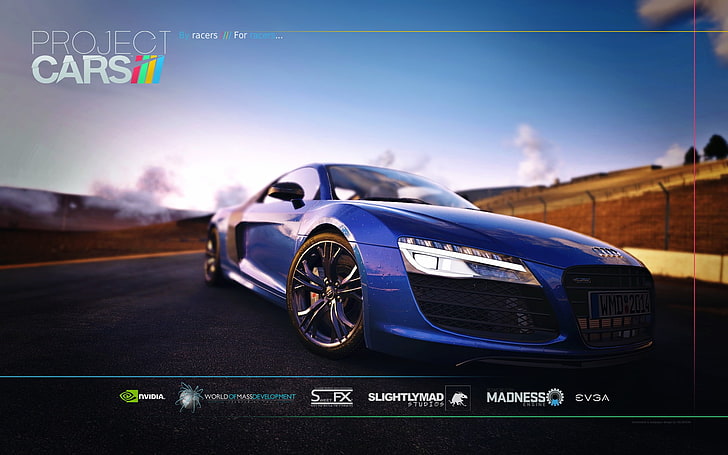 Project Cars خلفية رقمية للصور ، أودي ، أودي R8 ، سيارات المشروع ، ألعاب الفيديو، خلفية HD