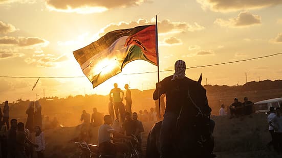 Palestina, bandera, Fondo de pantalla HD HD wallpaper