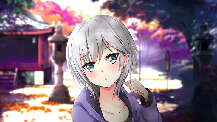 The Idolmaster, Anastasia, Anime girl, HD wallpaper
