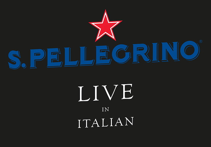 leben in italienischen sternen funkelt italien markenzeichen san pellegrino mineralwasser, HD-Hintergrundbild